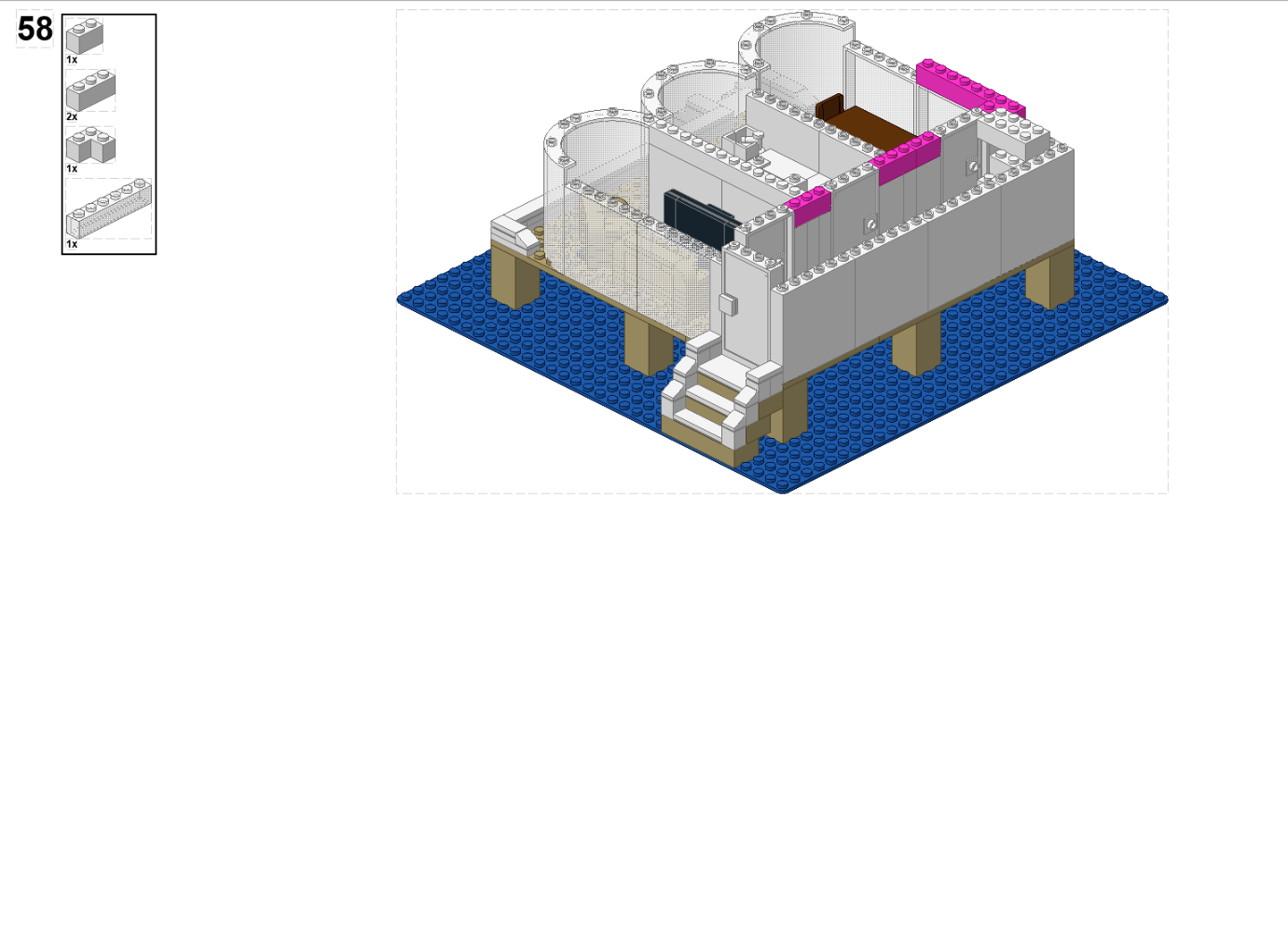 LEGO MOC Stilt House Round Variation by Danielle Rebrickable