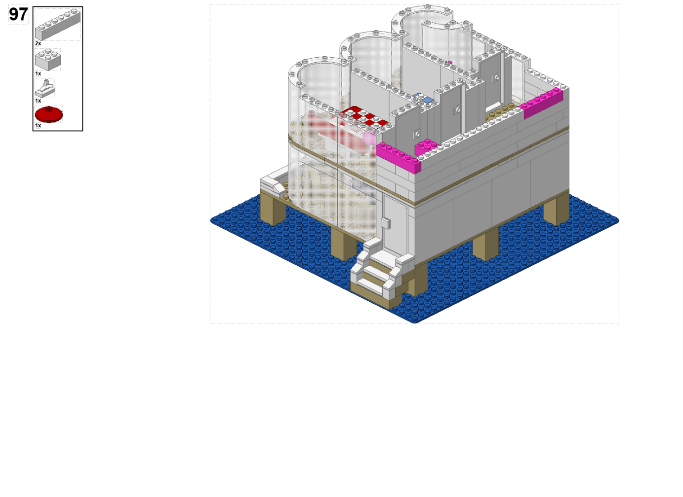 LEGO MOC Stilt House Round Variation by Danielle Rebrickable
